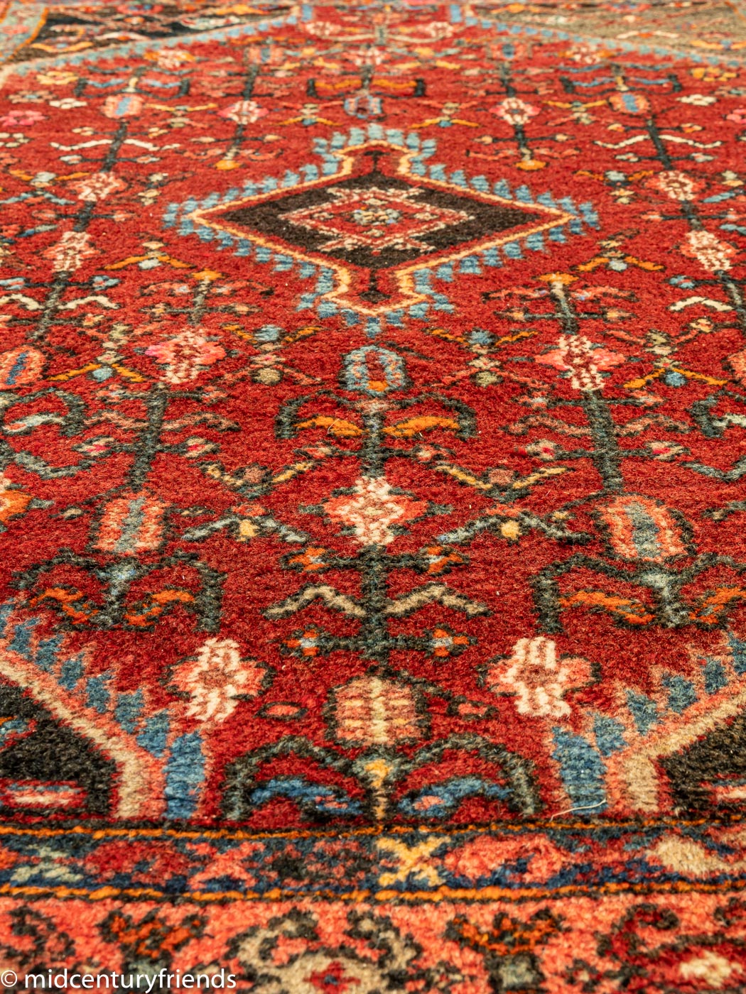 1960er Jahre Kerman Teppich, 110 x 173