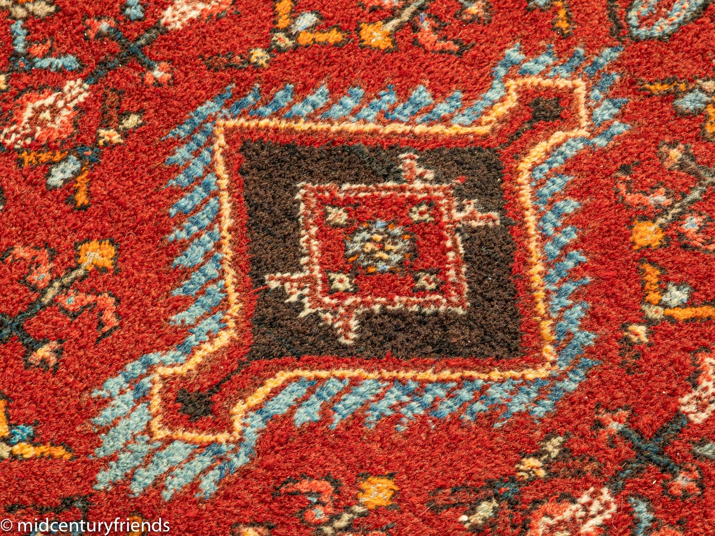 1960er Jahre Kerman Teppich, 110 x 173