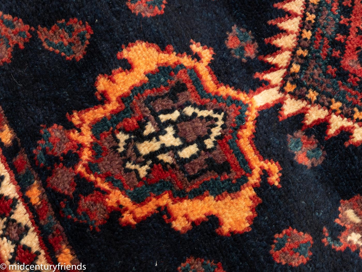 1960er Jahre Hamadan Teppich, 143 x 326