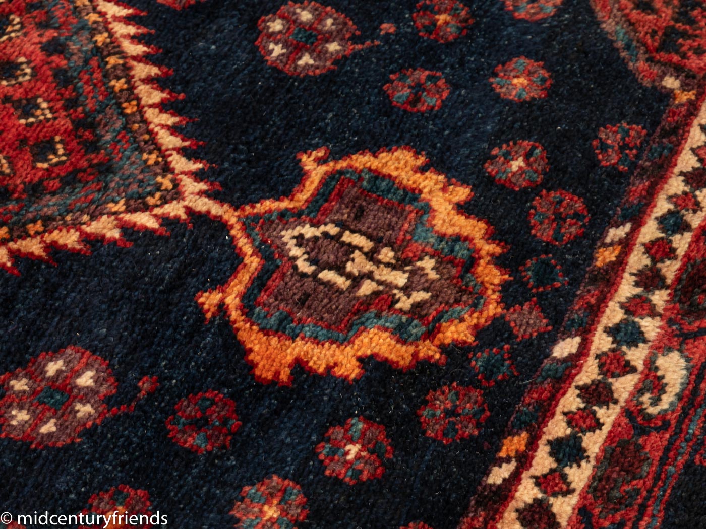 1960er Jahre Hamadan Teppich, 143 x 326