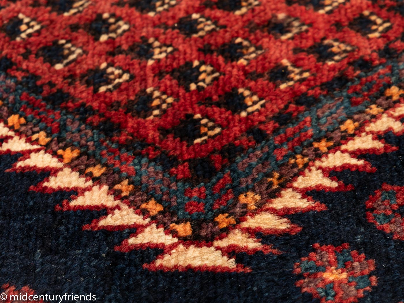 1960er Jahre Hamadan Teppich, 143 x 326