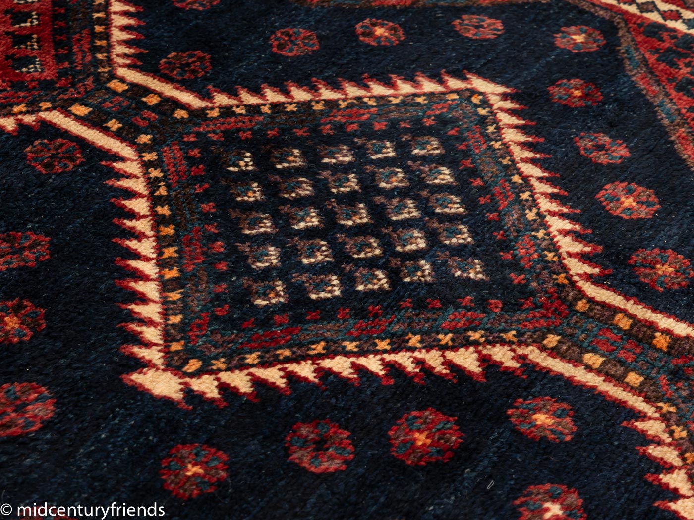1960er Jahre Hamadan Teppich, 143 x 326