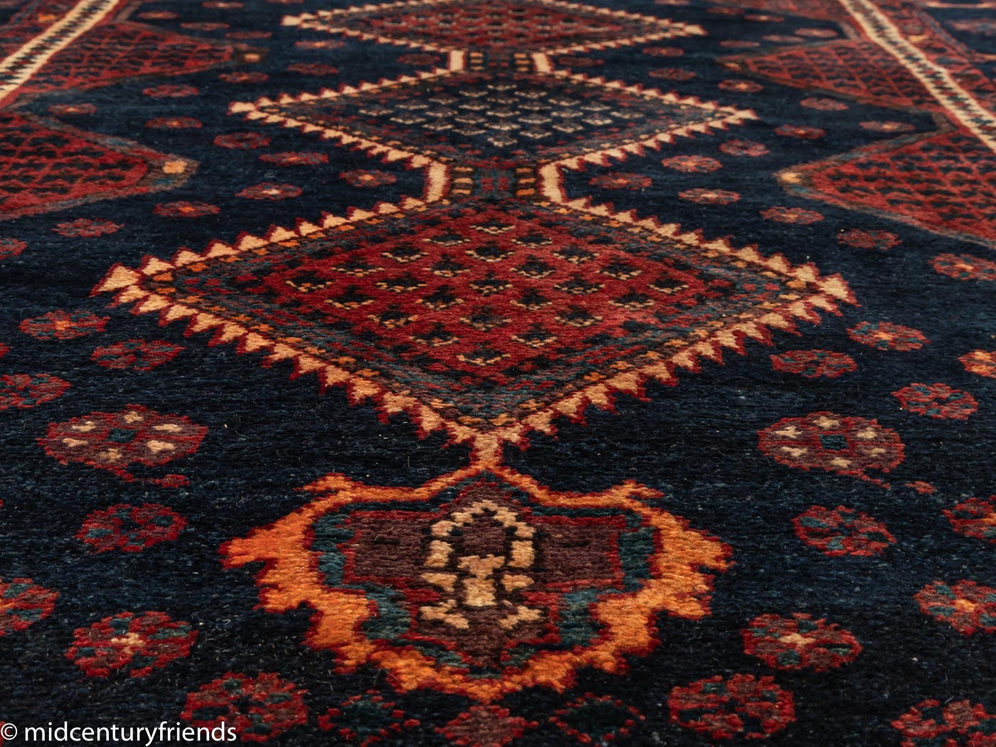 1960er Jahre Hamadan Teppich, 143 x 326