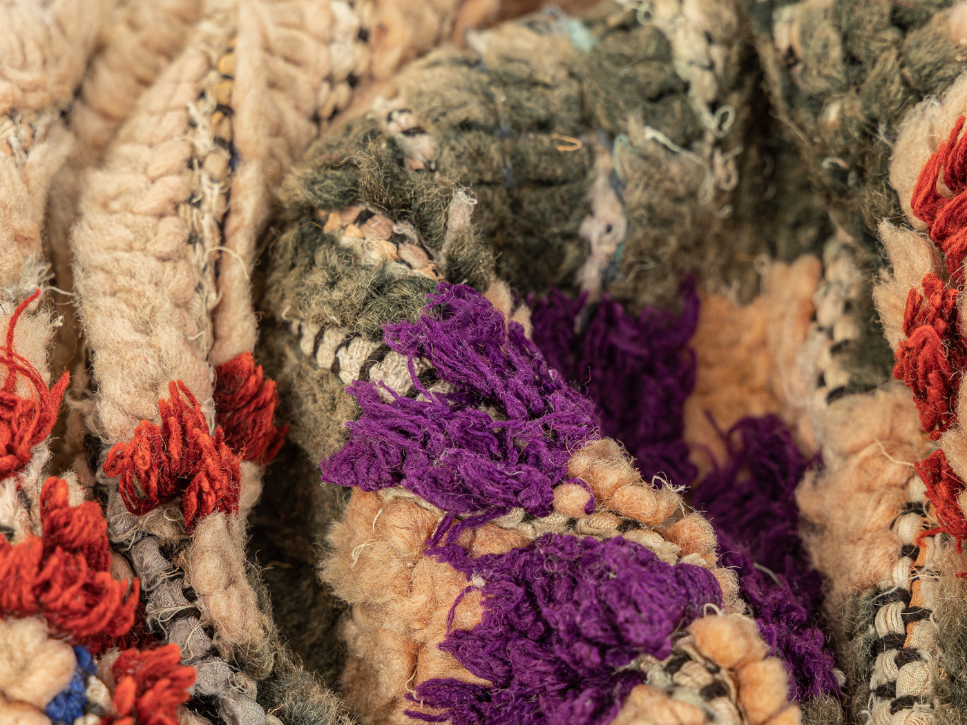 Vintage Boujad, Berber Teppich, 95 X 225