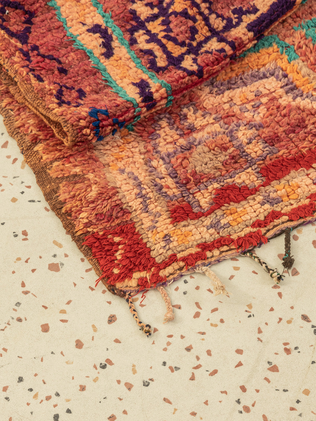 Vintage Rehamna, Berber Teppich, 95 X 260