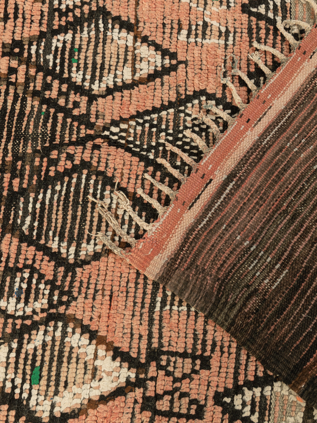 Vintage Boujad, Berber Teppich, 113 X 277