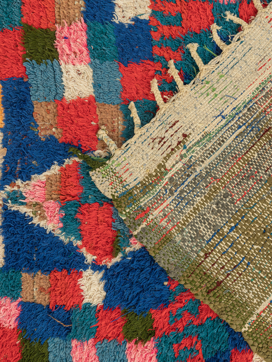 Vintage Boujad, Berber Teppich, 105 X 255