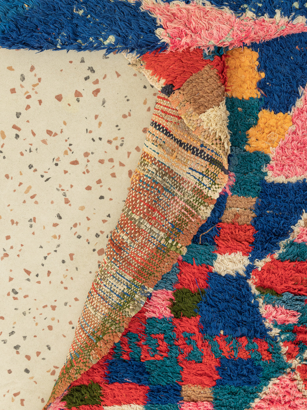 Vintage Boujad, Berber Teppich, 105 X 255