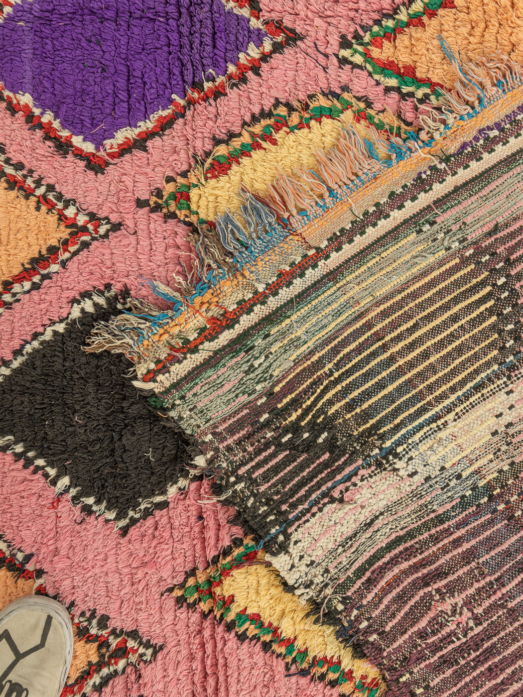 Vintage Boujad, Berber Teppich, 115 X 220