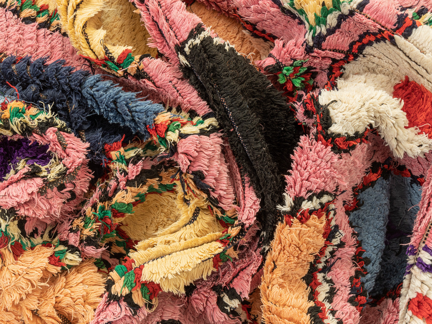 Vintage Boujad, Berber Teppich, 115 X 220