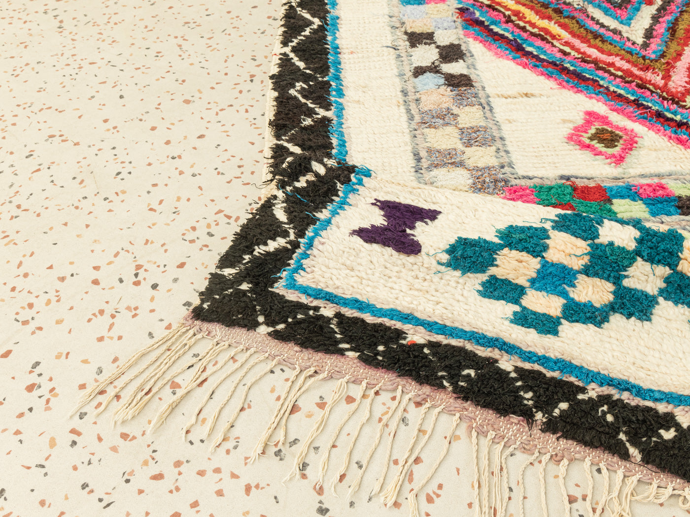 Vintage Azilal, Berber Teppich, 130 X 275