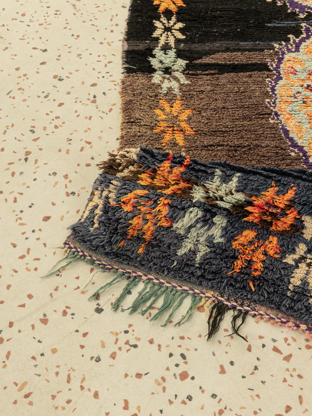 Vintage Azilal, Berber Teppich, 88 X 185