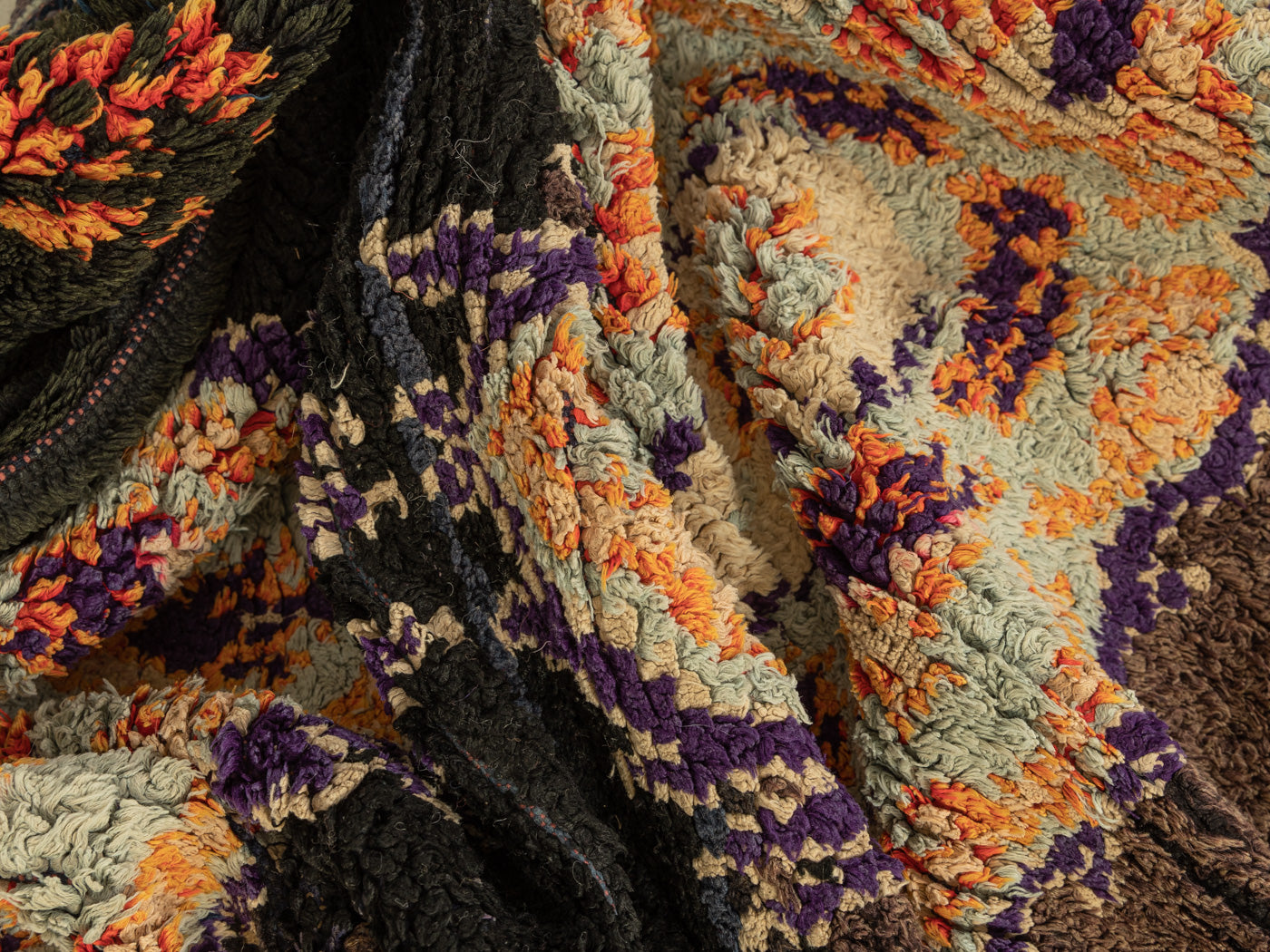 Vintage Azilal, Berber Teppich, 88 X 185