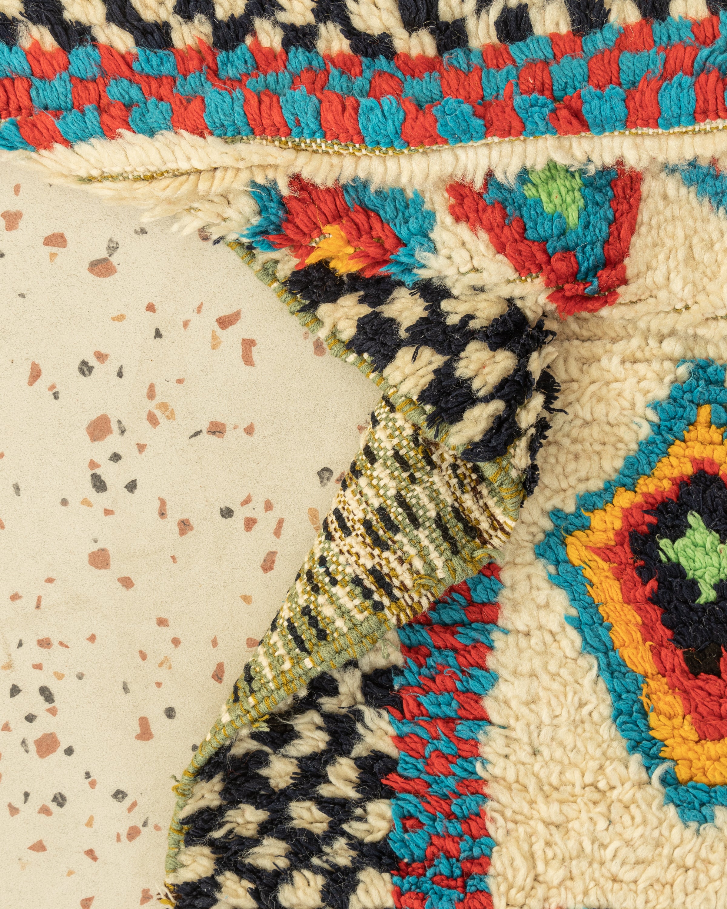 Vintage Azilal, Berber Teppich, 123 X 295