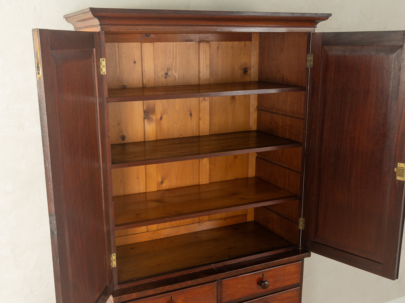 1840s Linen Press laundry cabinet