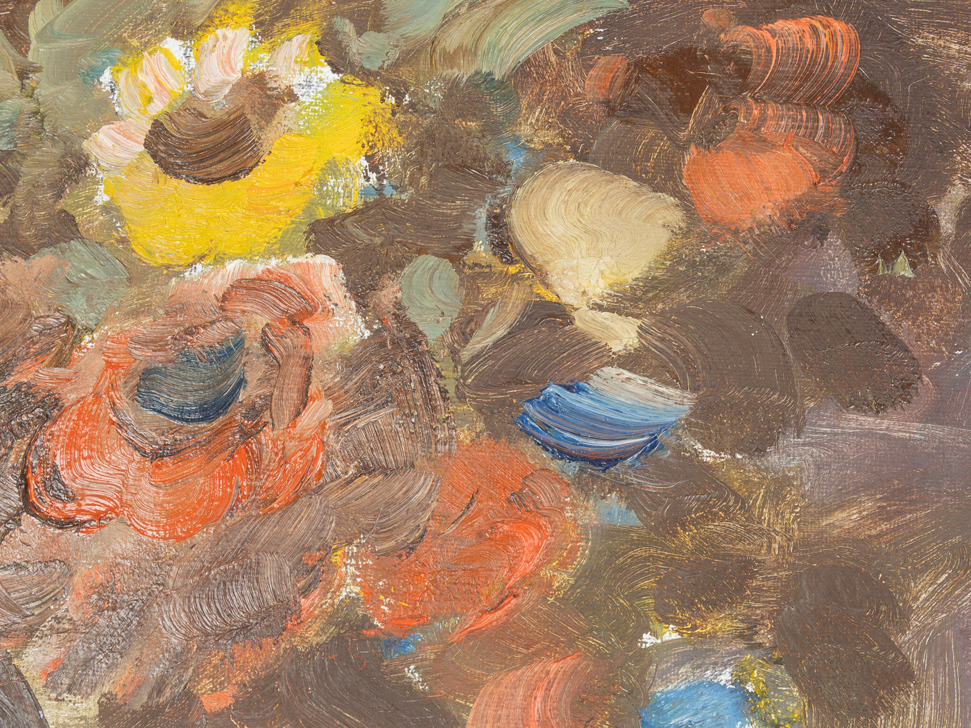 Flower bouquet, oil on canvas, 60 x 70cm