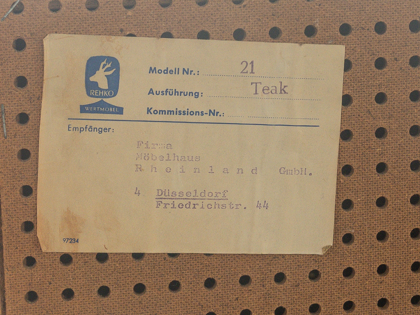 1960er Jahre Schuhschrank