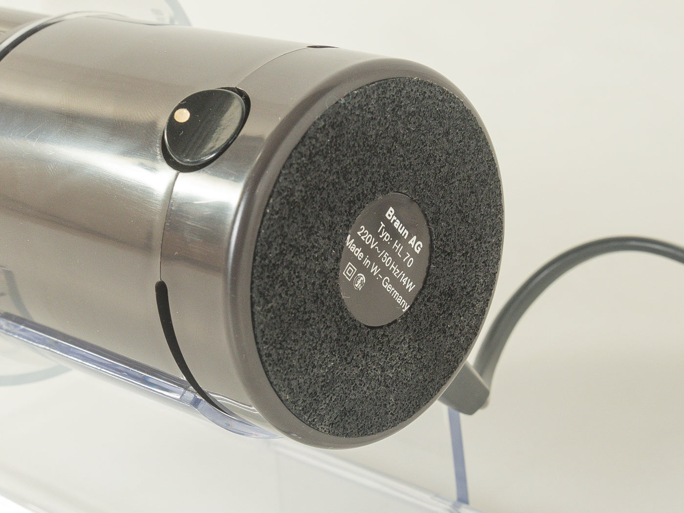 HL70 Tischventilator, Reinhold Weiß & Jürgen Greubel, Braun