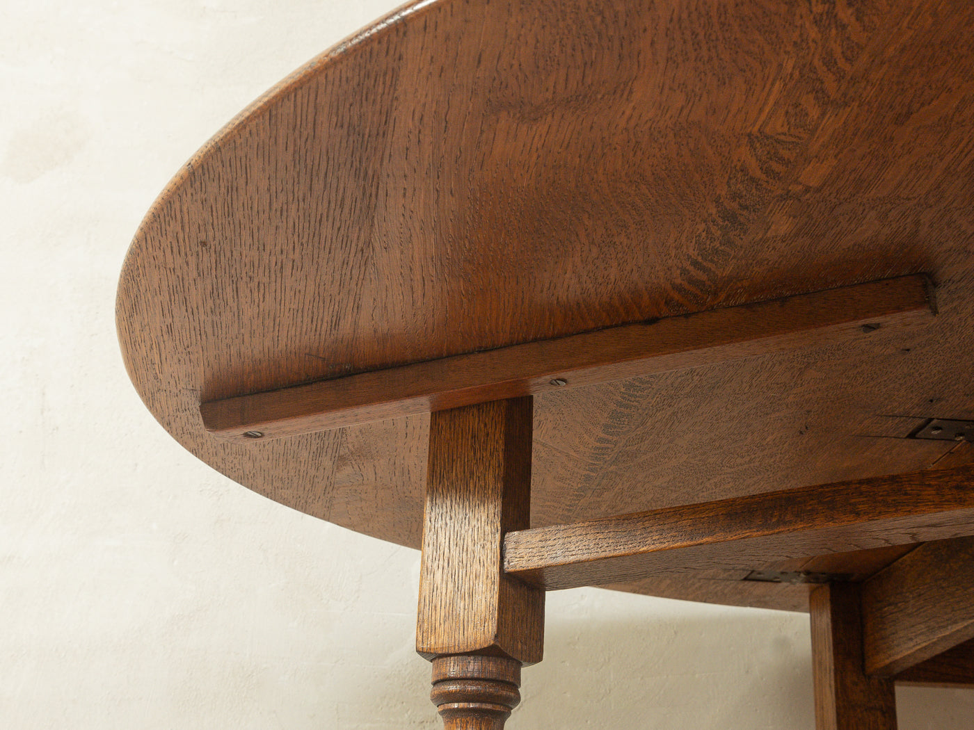 Viktorianischer Gateleg Esstisch, um 1890