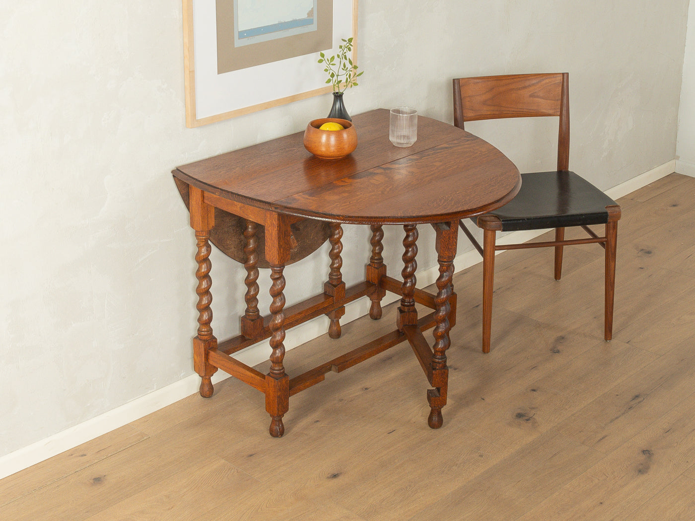 Viktorianischer Gateleg Esstisch, um 1890