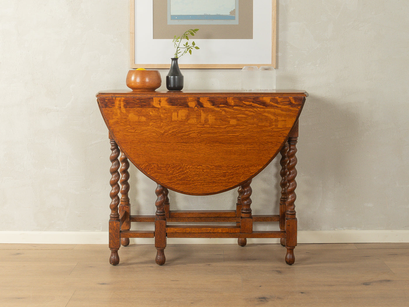 Viktorianischer Gateleg Esstisch, um 1890