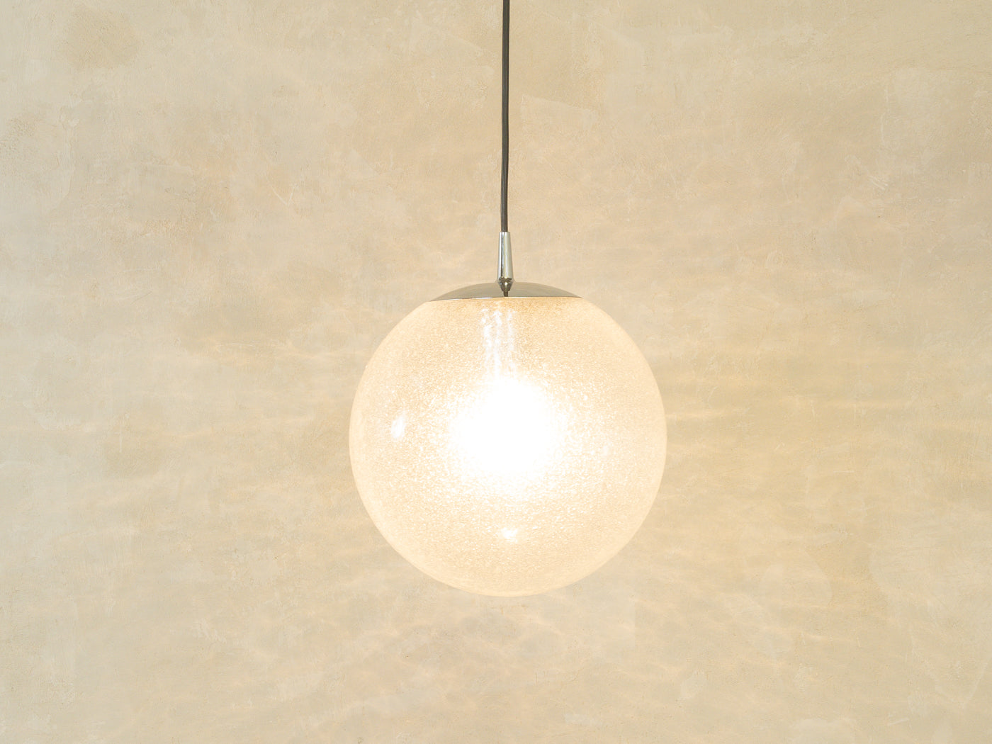 1950s globe ceiling lamp, Peill & Putzler