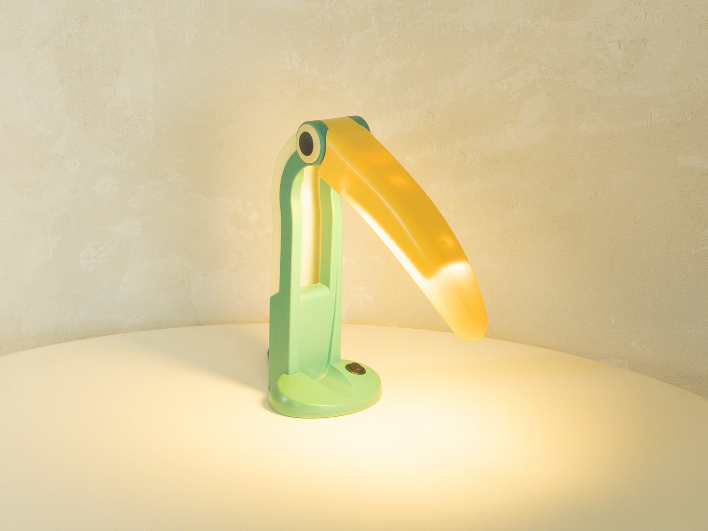 Tukan Lampe, H.T. Huang, 1980er Jahre