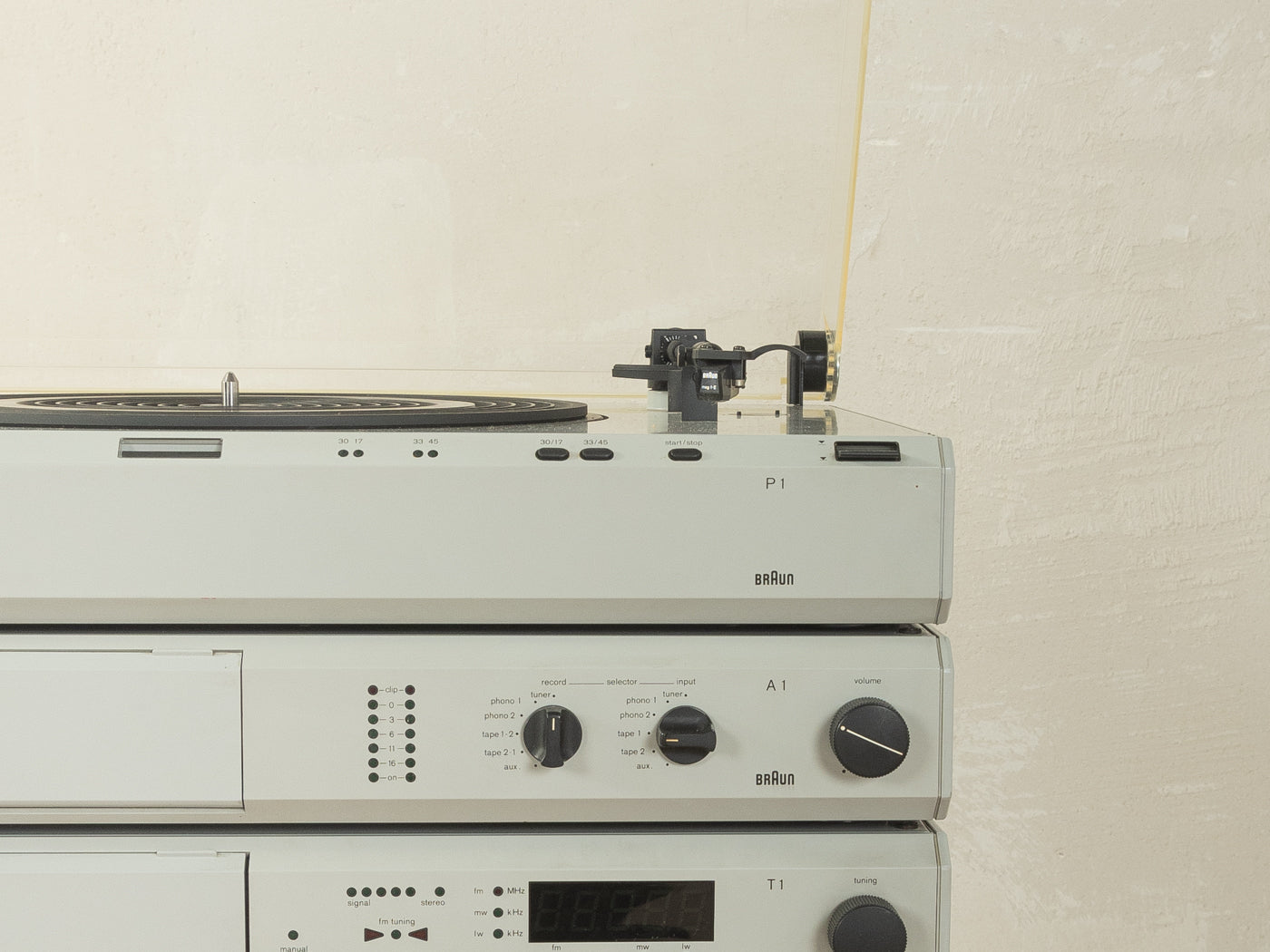 BRAUN "Atelier" Stereoanlagensystem, Dieter Rams