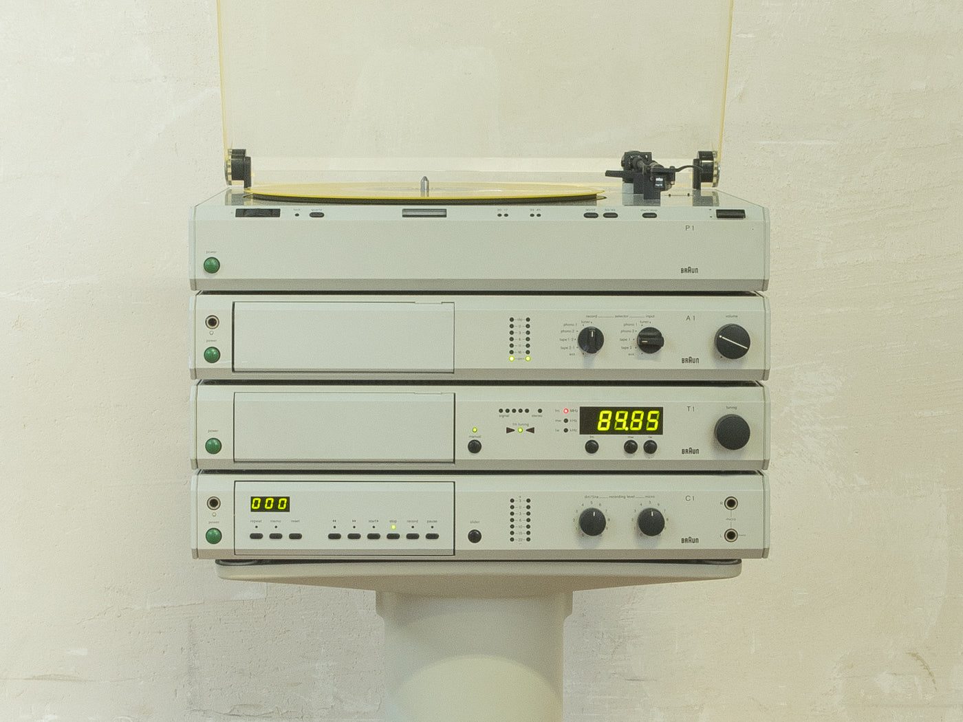BRAUN "Atelier" Stereoanlagensystem, Dieter Rams