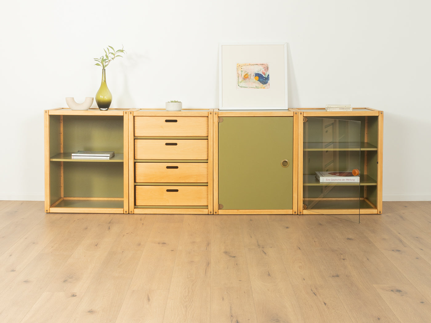 ドイツ Flötotto フロトット ミッドセンチュリー ヴィンテージ家具 Buy Vintage Flötotto Cabinet Profilsystem 1980s | MCF Select