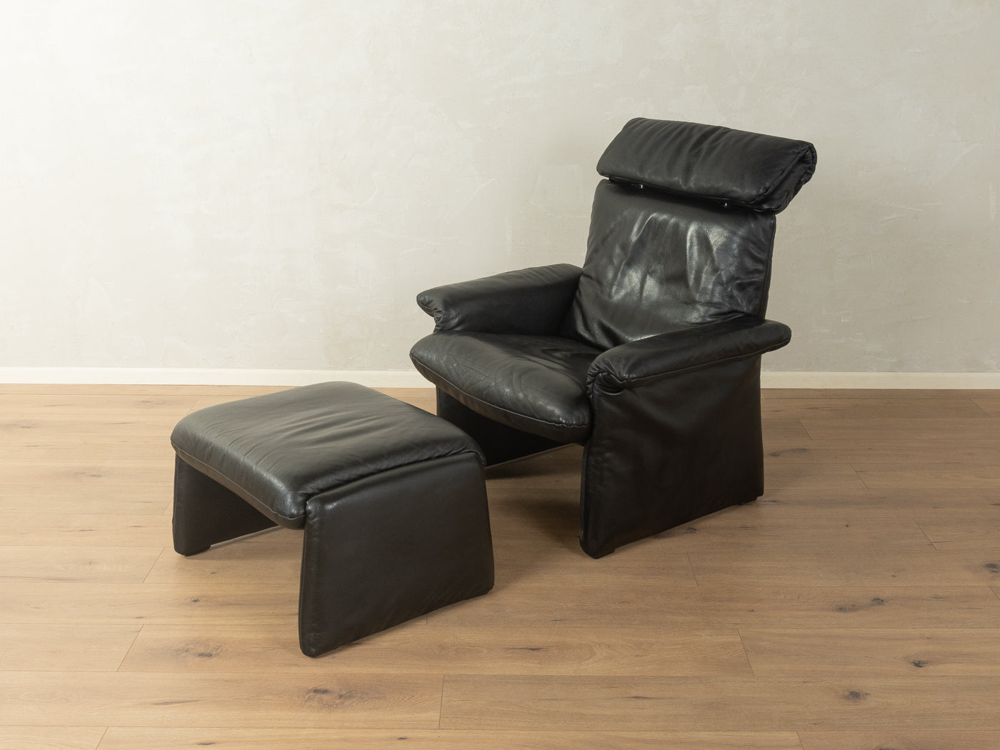 1980er Jahre Sessel mit Fußhocker, COR