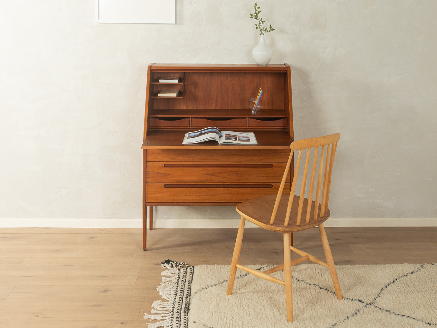 1960er Jahre Sekretär, Nils Jonsson, HJN Møbler - Bild 16