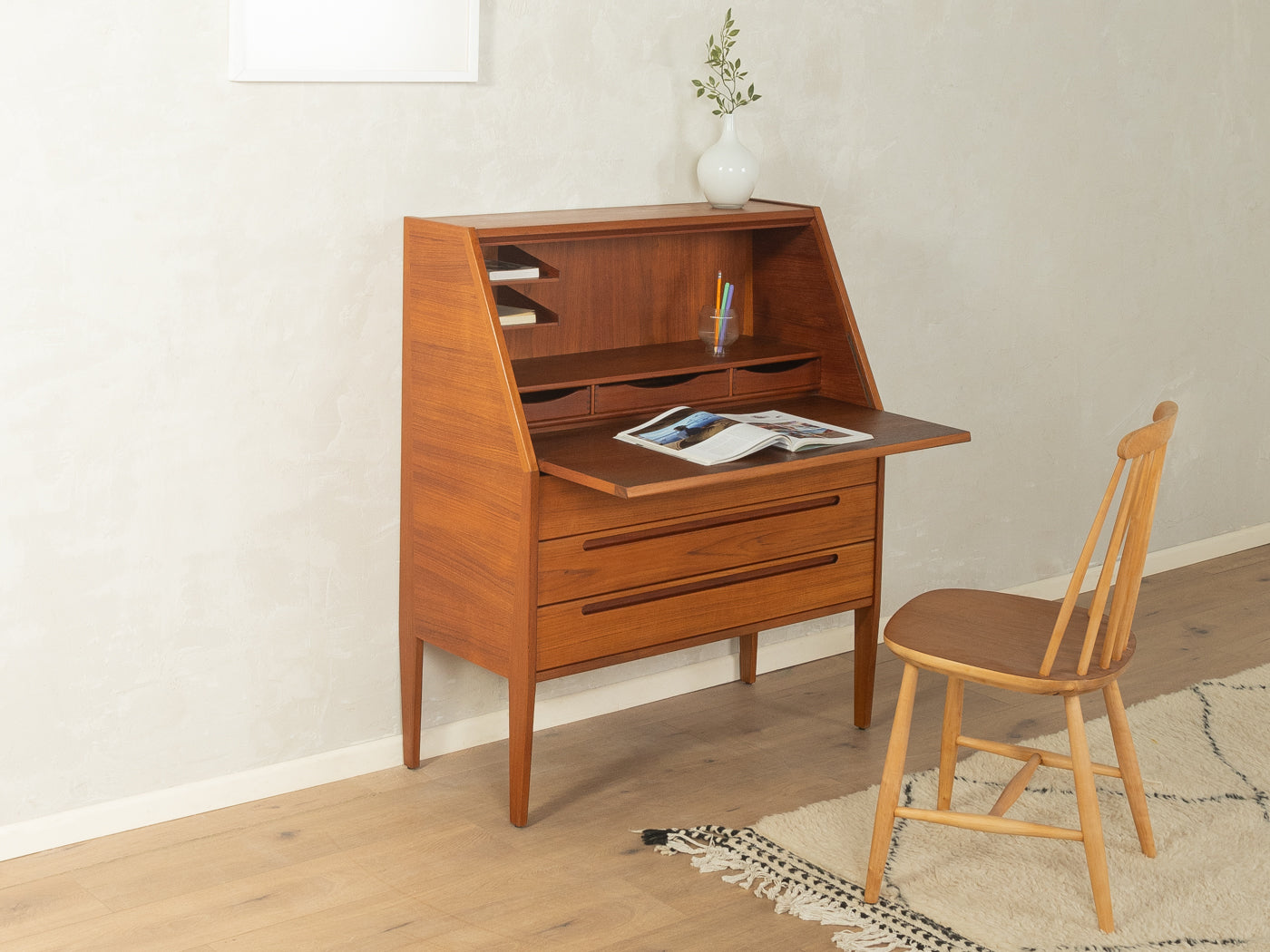 1960er Jahre Sekretär, Nils Jonsson, HJN Møbler - Bild 17