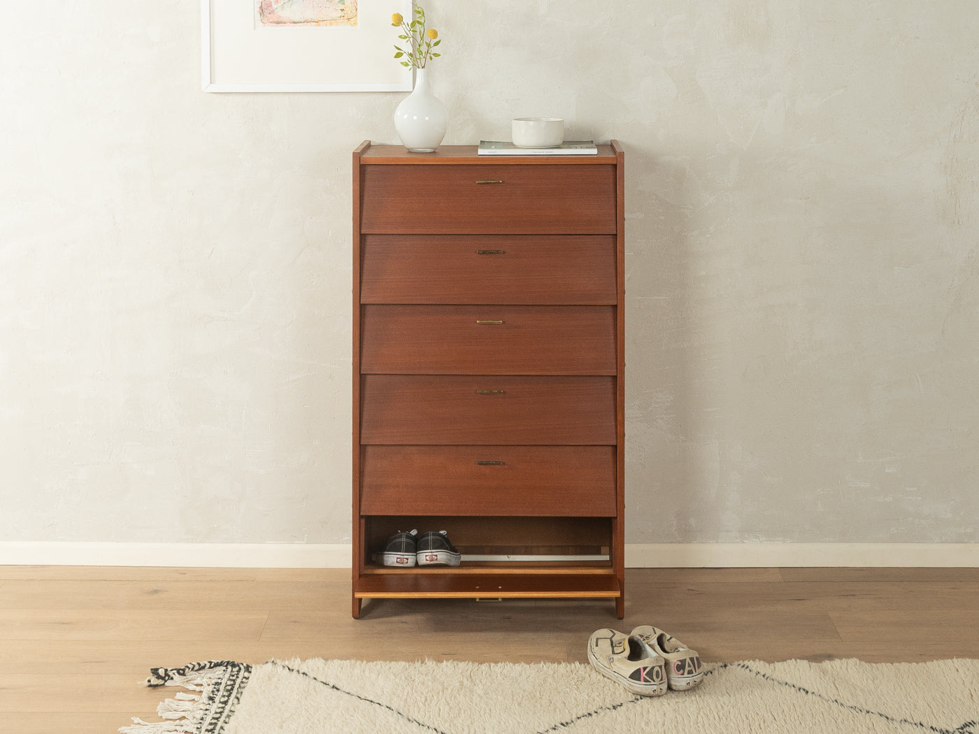 1960er Jahre Mid-Century Schuhschrank - Bild 1