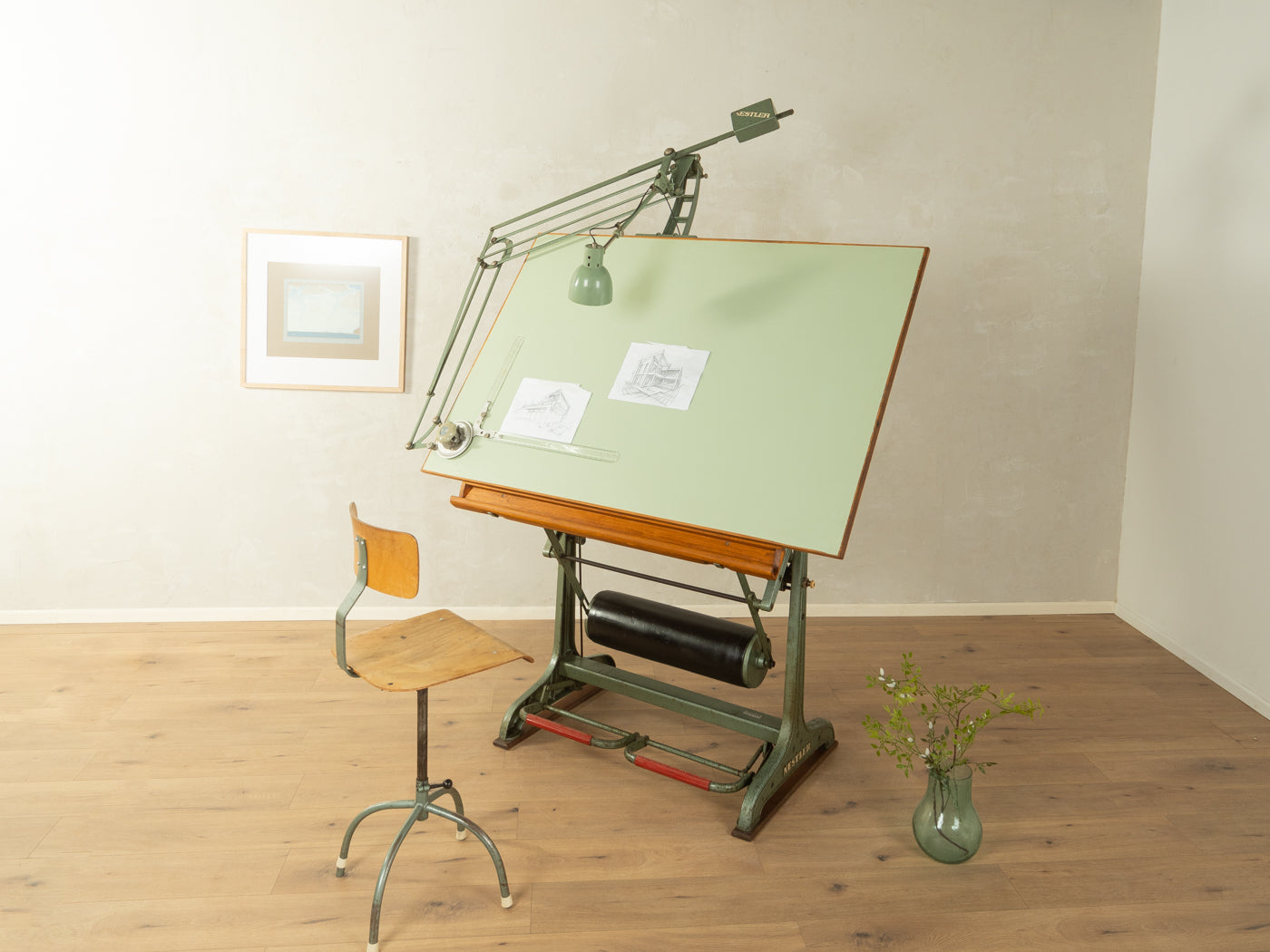1950er Jahre Zeichentisch, Nestler - Bild 1