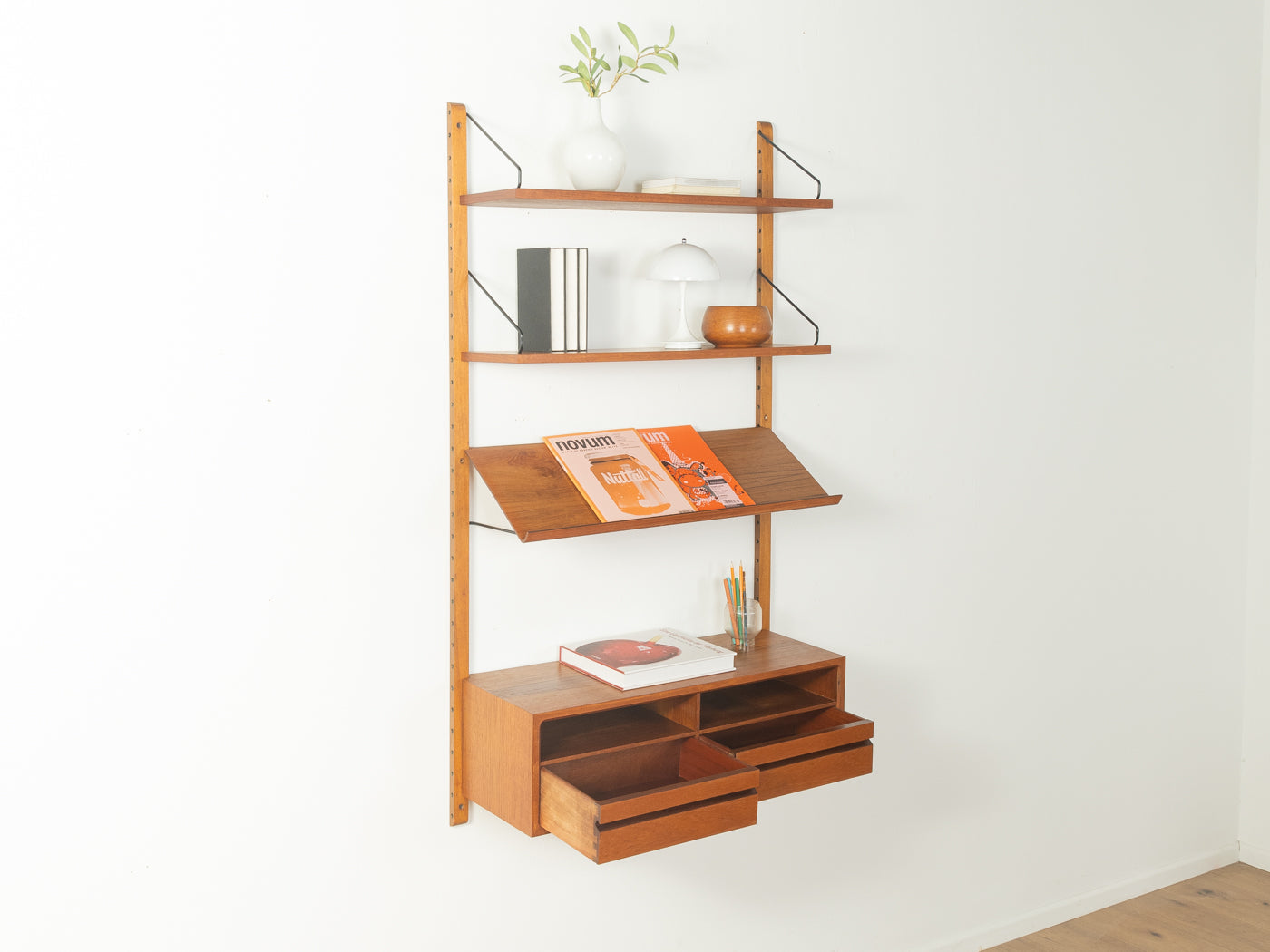 1950er Jahre Wandregal, Poul Cadovius - Bild 3