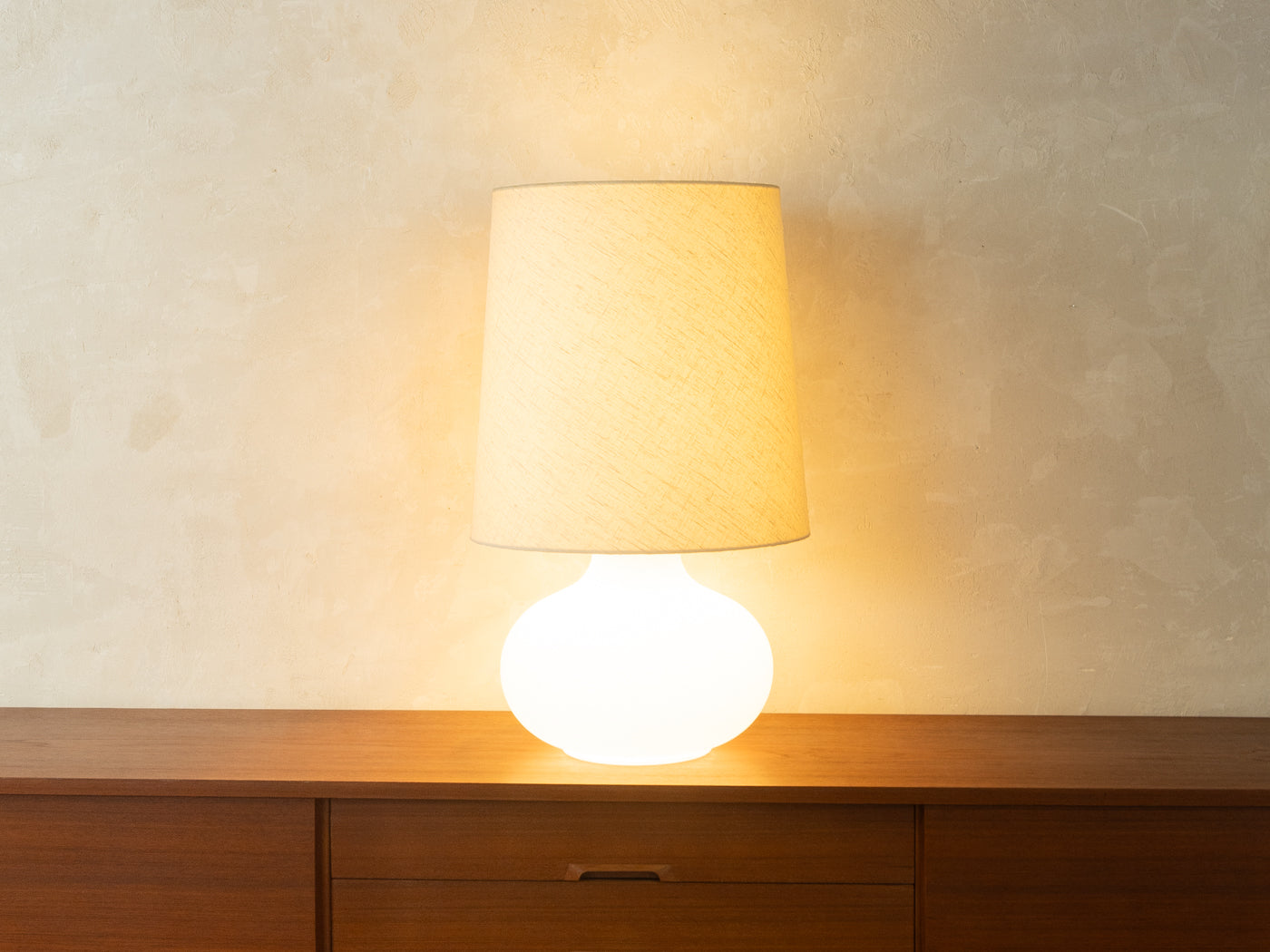 1970s Table Lamp, Heinz Josef Ohm, Glashütte Limburg