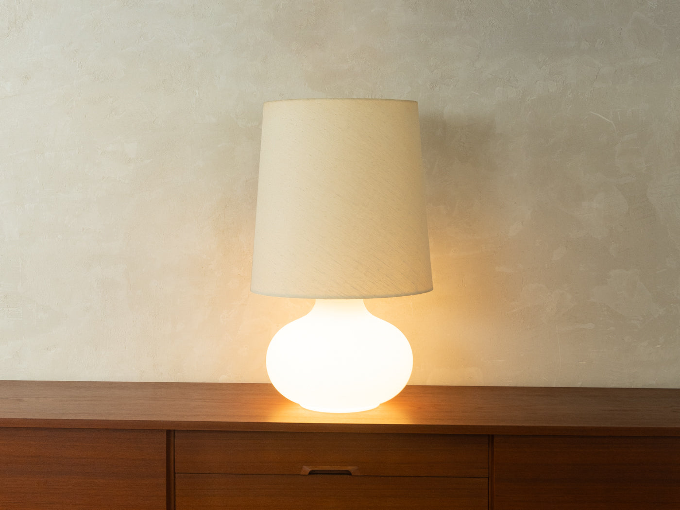 1970s Table Lamp, Heinz Josef Ohm, Glashütte Limburg