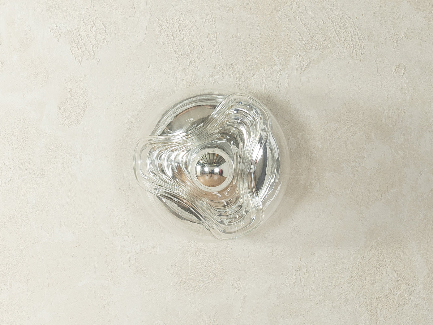 1970s WAVE Wall Lamp, Peill & Putzler