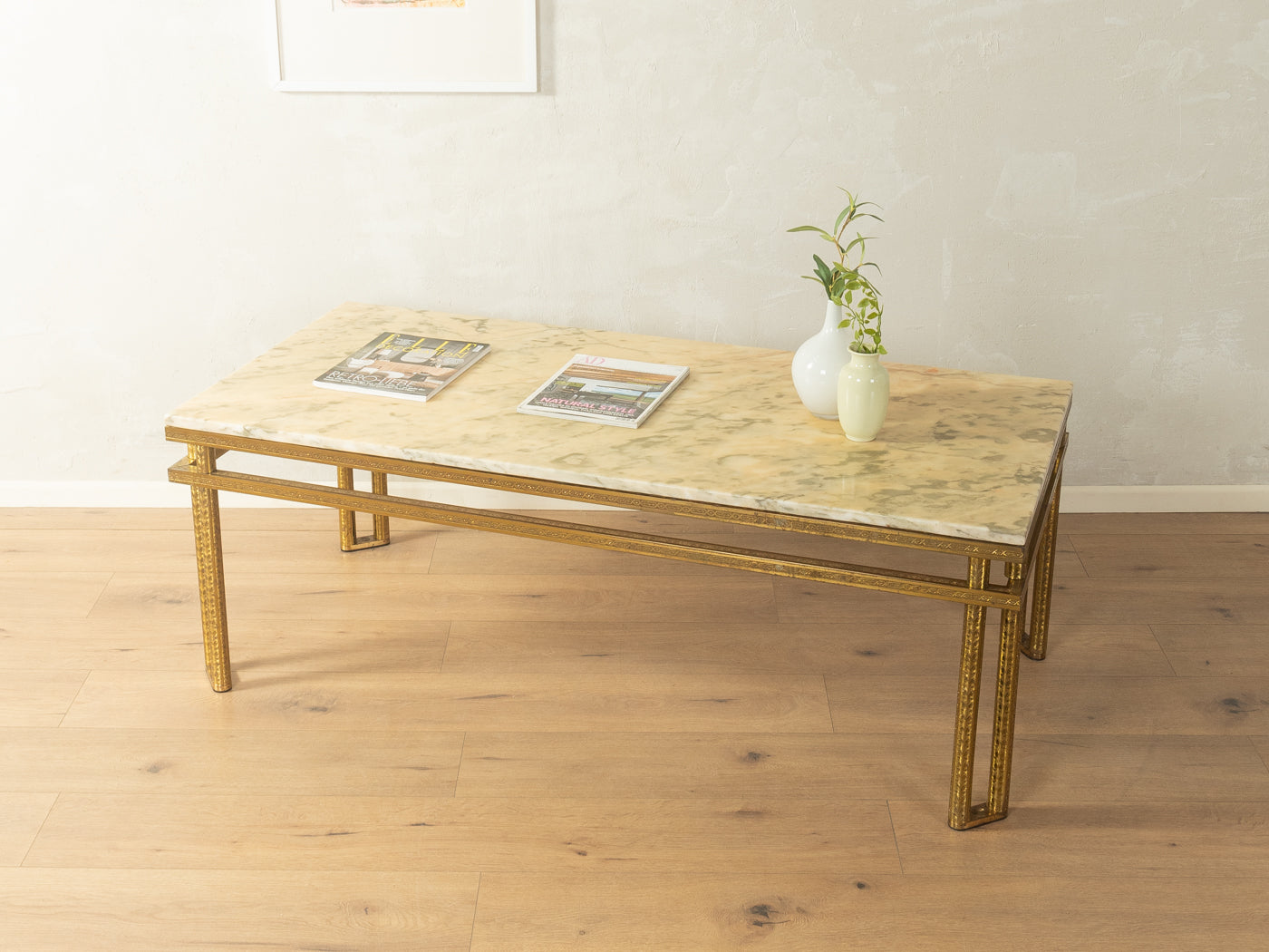 1970er Jahre Hollywood Regency Couchtisch - Bild 1