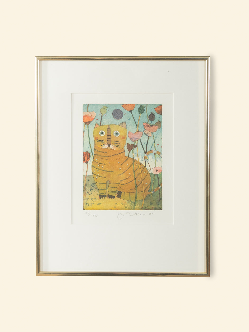 Farbradierung von Jutta Votteler, 33cm x 41cm - Bild 5