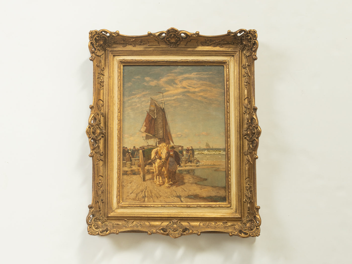 Düsseldorfer Malerschule Ölgemälde von Peter Pulm, 50cm x68cm - Bild 1