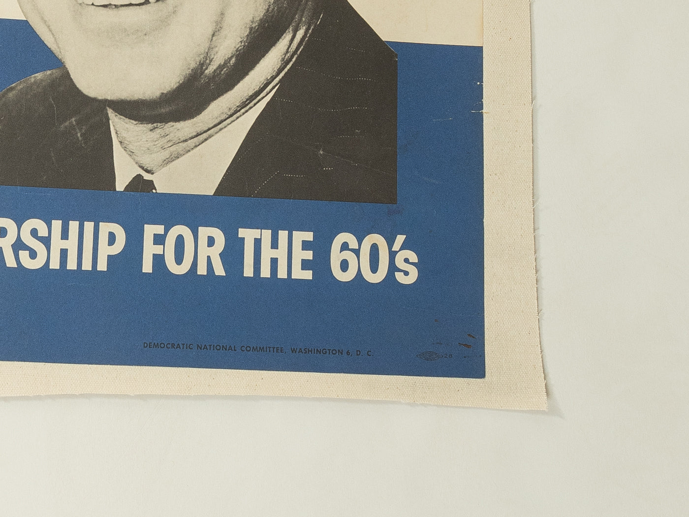 John F. Kennedy campaign poster, 40cm x 56cm