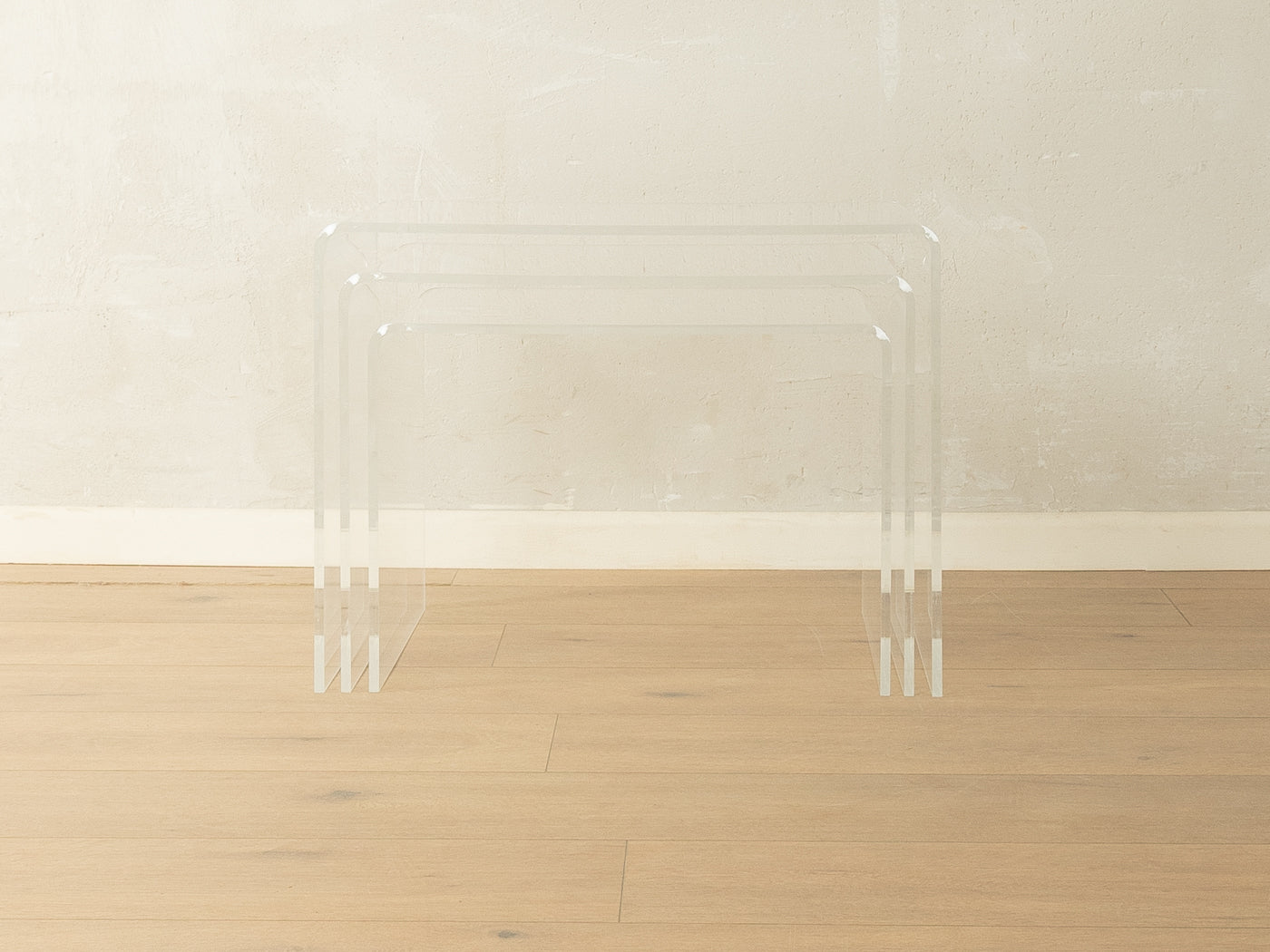 1960s Acrylic Side Tables