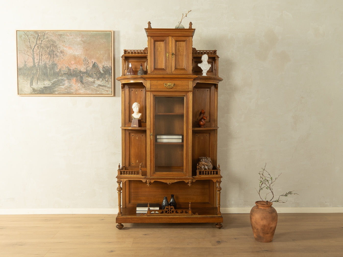 Antikes Gründerzeit Vertiko, um 1900