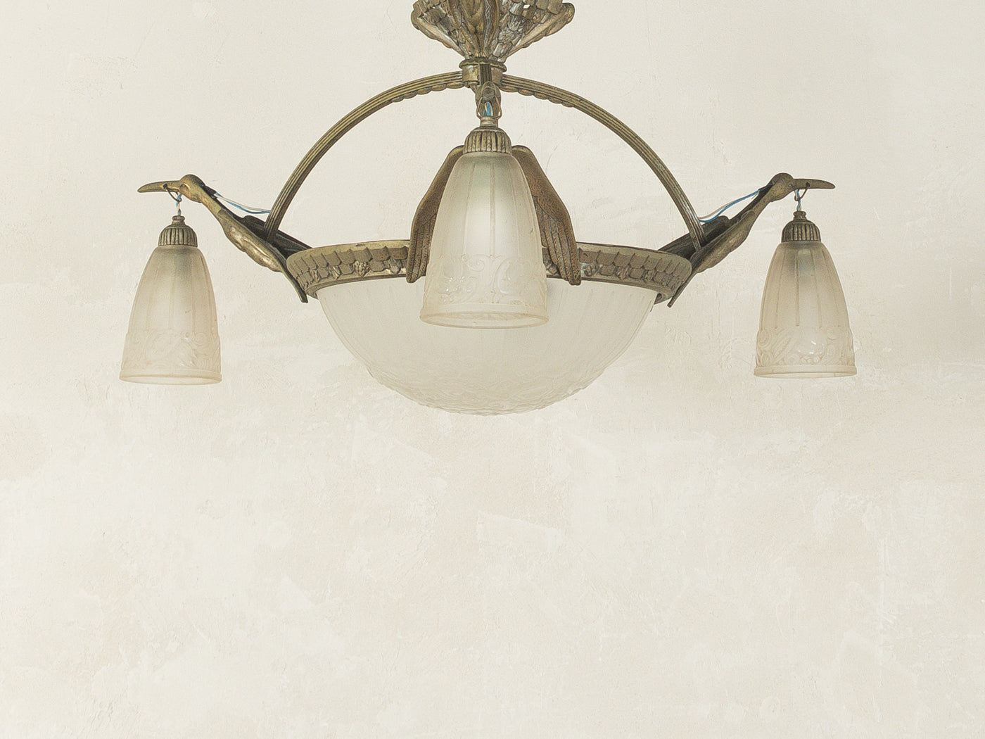1920s Art Deco ceiling light