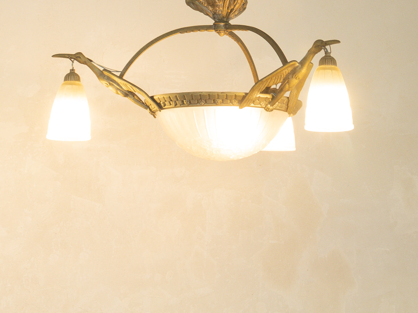 1920s Art Deco ceiling light
