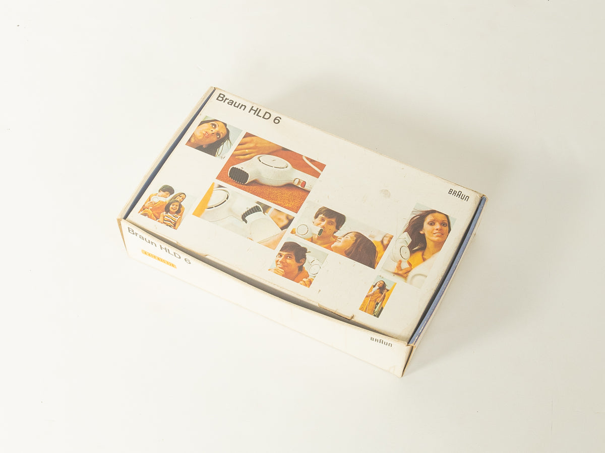 Braun HLD 6 hair dryer, space-age blow dryer
