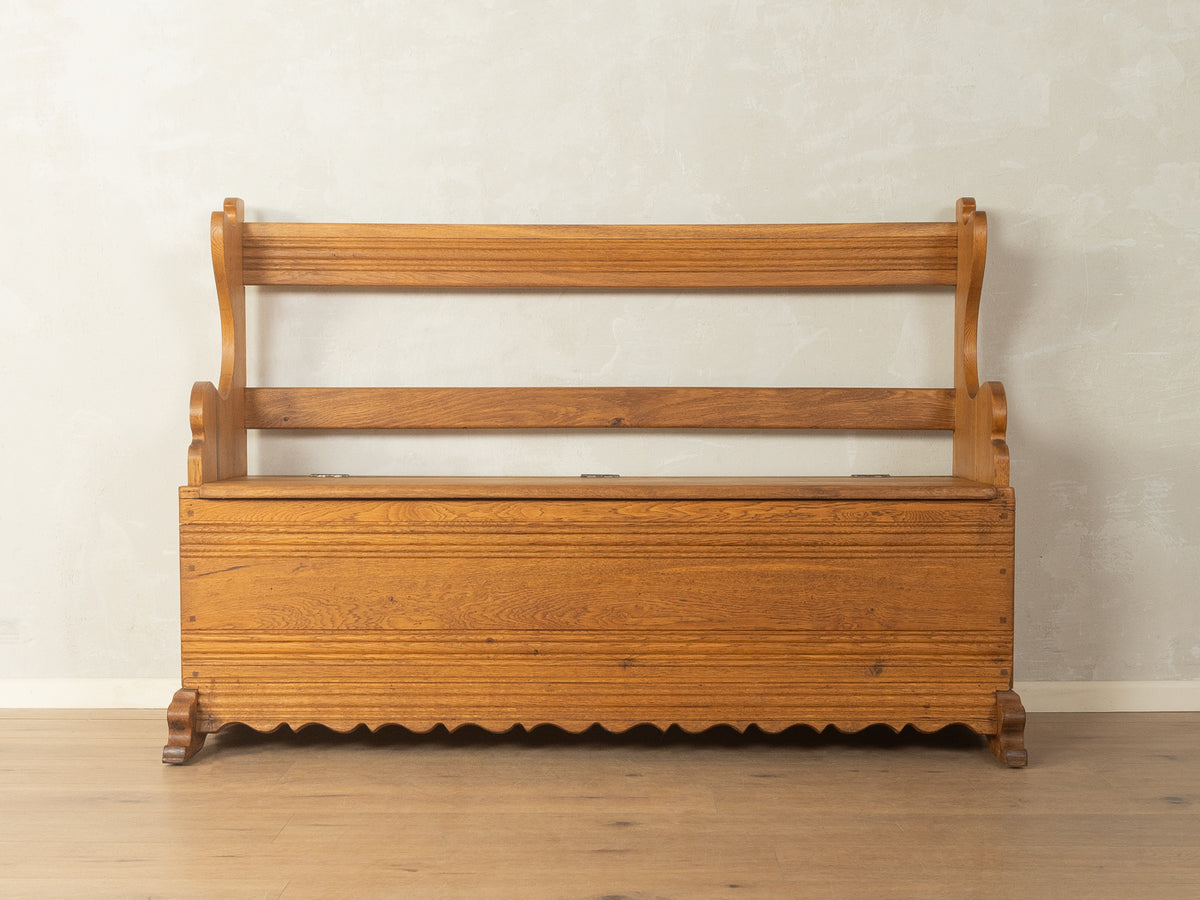 Antike Truhenbank des 19. Jahrhunderts - Bild 5