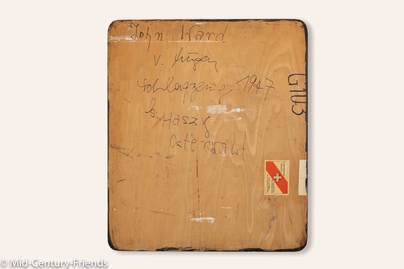 Jazzkapelle, 1940er S/W Aufnahmen auf schweren Holztafeln, 85 x 99 cm